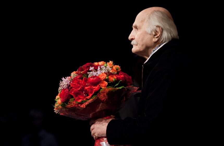 Народный артист России Владимир Зельдин отпраздновал свое столетие.<br /><br />Фото: m24.ru/Владимир Яроцкий