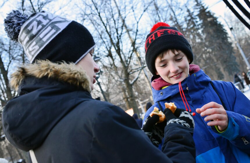 Как отмечают новогодние праздники в парке "Сокольники" 4 фото