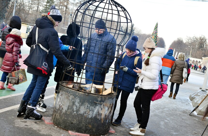 Как отмечают новогодние праздники в парке "Сокольники" 3 фото