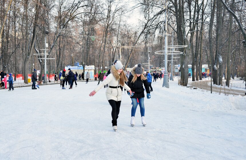 Как отмечают новогодние праздники в парке "Сокольники" 10 фото