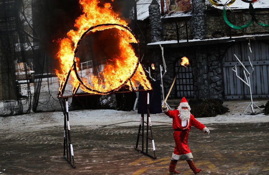 "Каскадерская Елка" в стилистике Толкиена 29 фото