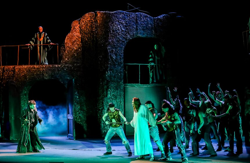 Тысячный показ спектакля "Иисус Христос – суперзвезда" 14 фото