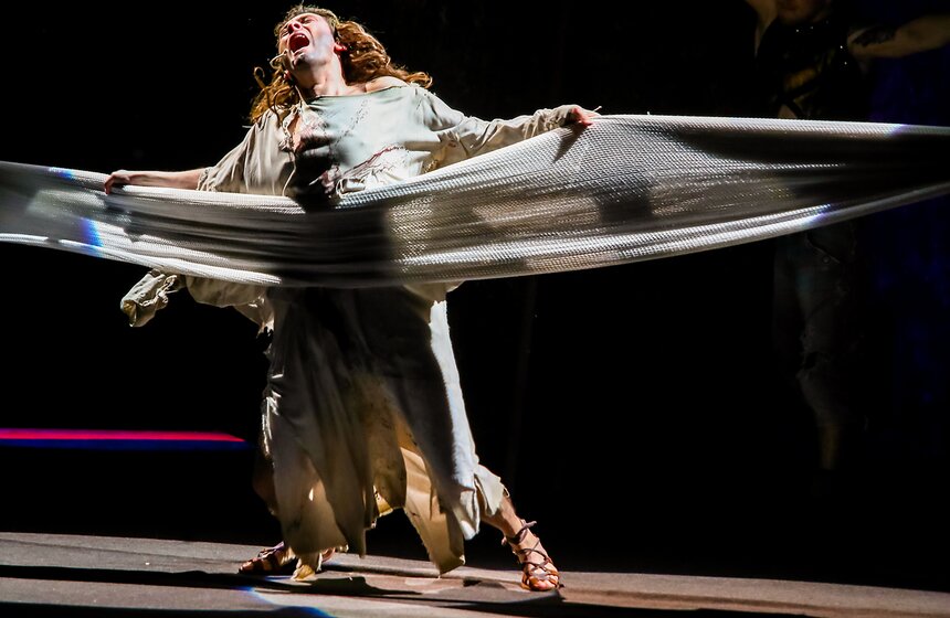 Тысячный показ спектакля "Иисус Христос – суперзвезда" 24 фото