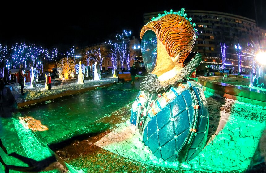 Как город готовится к фестивалю "Путешествие в Рождество" 8 фото
