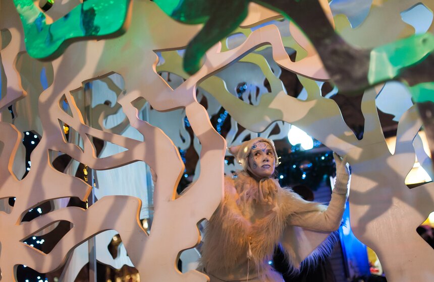 Церемония открытия Зимних дней уличных театров в столице 5 фото