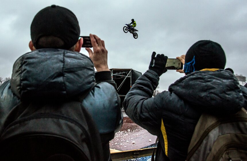 Большой спортивный праздник зимних развлечений в "Лужниках" 15 фото