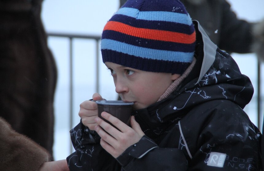 Крещенские купания в Останкинском пруду 20 фото