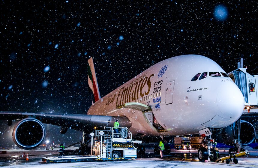 Как обслуживают самый большой пассажирский самолет в Домодедове 15 фото