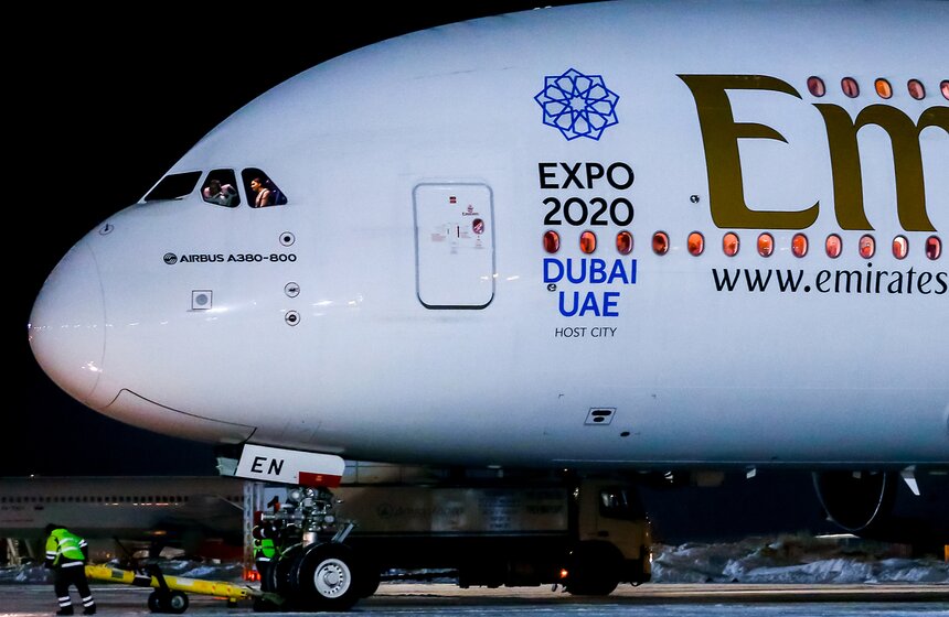 Как обслуживают самый большой пассажирский самолет в Домодедове 24 фото