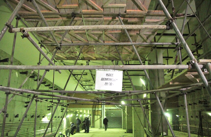 Строительство станции "Ломоносовский проспект" завершается 12 фото