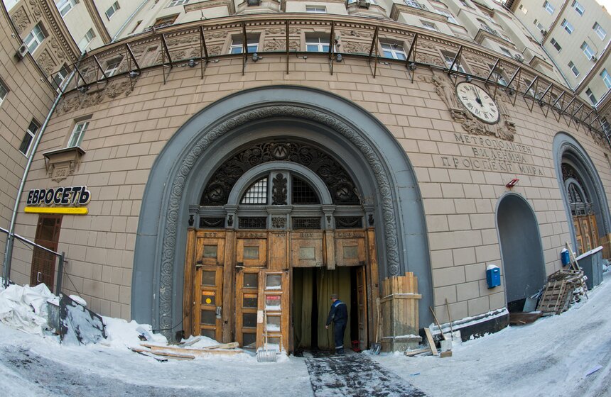 Реконструкция вестибюля кольцевой станции метро "Проспект Мира" 18 фото