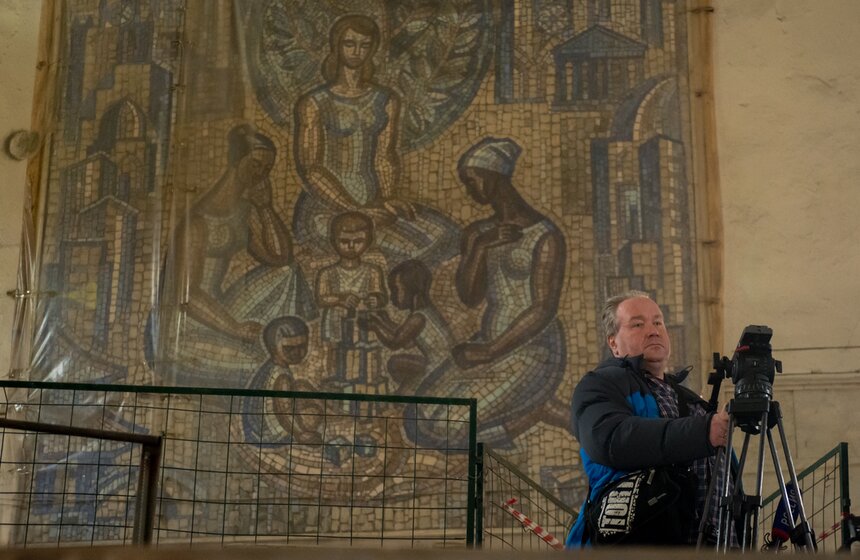 Реконструкция вестибюля кольцевой станции метро "Проспект Мира" 8 фото