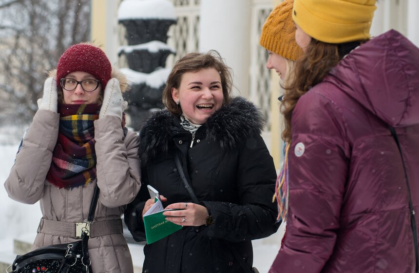 В Москве прошел квест "Студенческий переполох в Нескучном саду" 12 фото