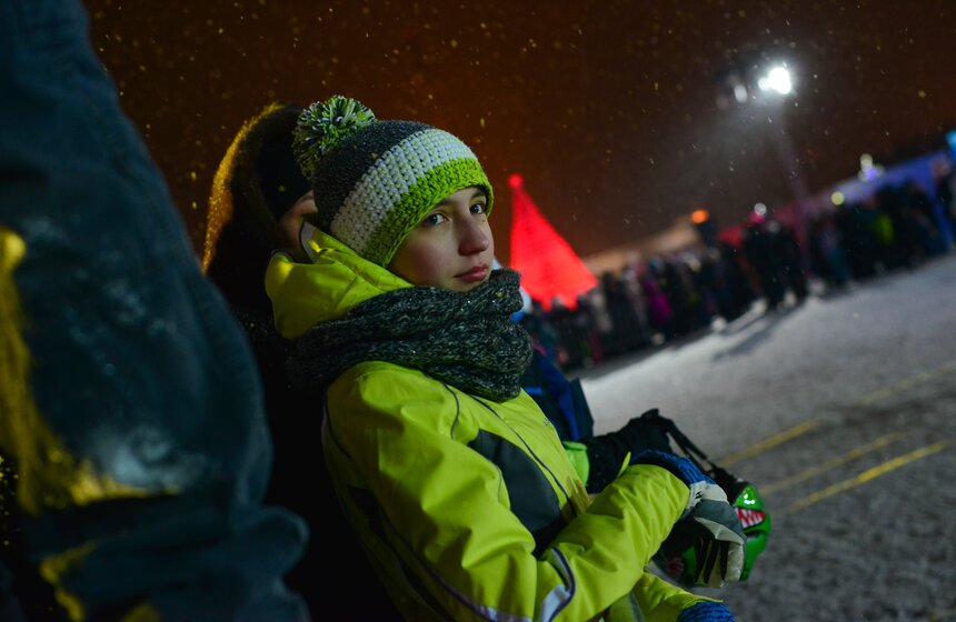 Новогодние каникулы в парке на Поклонной горе 12 фото