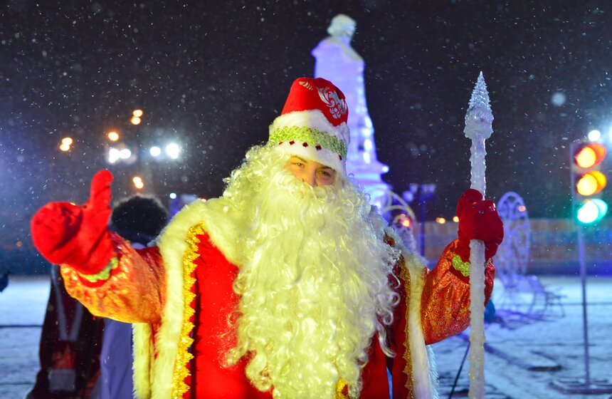 Новогодние каникулы в парке на Поклонной горе 15 фото