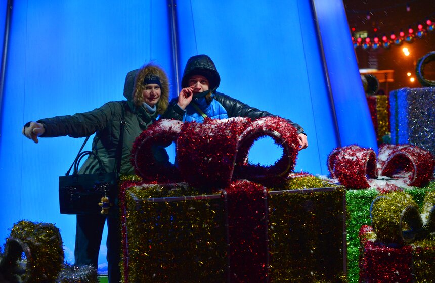 Новогодние каникулы в парке на Поклонной горе 1 фото