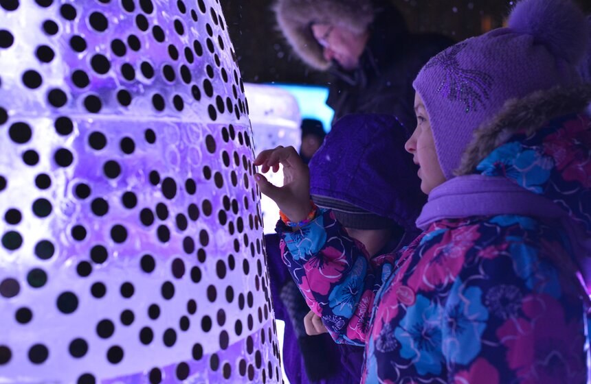 Новогодние каникулы в парке на Поклонной горе 6 фото