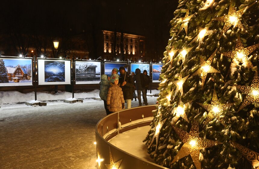 В саду "Эрмитаж" отметили Рождество 9 фото