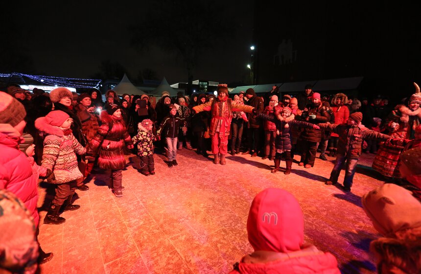 В саду "Эрмитаж" отметили Рождество 2 фото