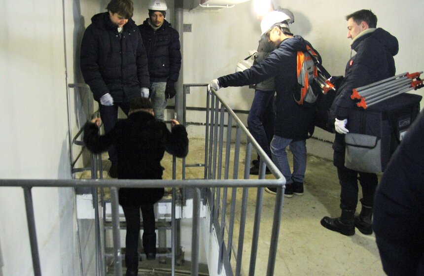 Мэр осмотрел новый коллектор от подстанции "Первомайская" 2 фото