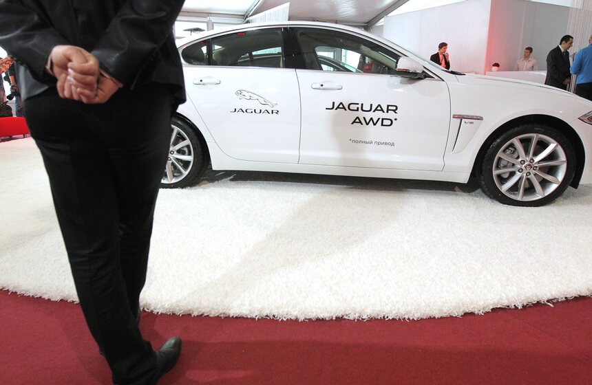 На автодроме в Тушино прошел тест-драйв Jaguar XF и XJ 7 фото