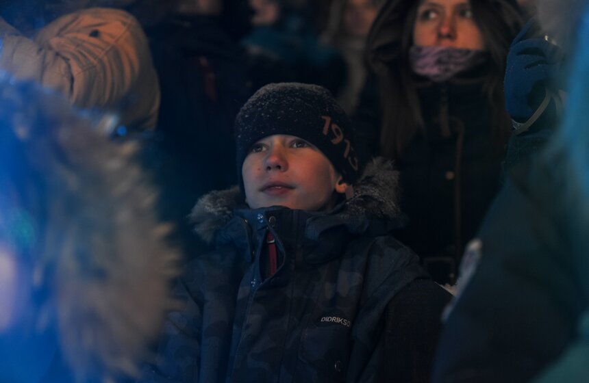 В московском байк-центре проходят детские новогодние елки 13 фото