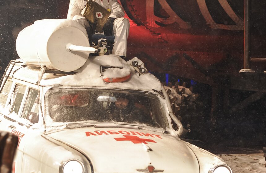 В московском байк-центре проходят детские новогодние елки 11 фото