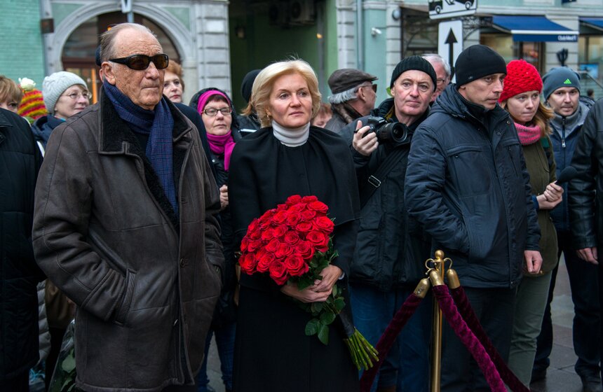 Открытие сквера Майи Плисецкой в Москве 7 фото