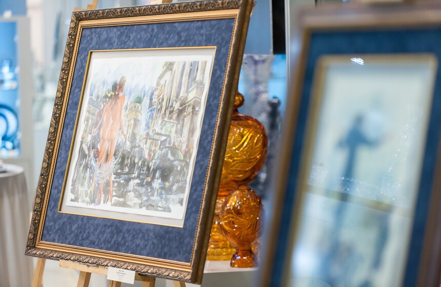 Выставку фарфоровых картин презентовали в столице 4 фото