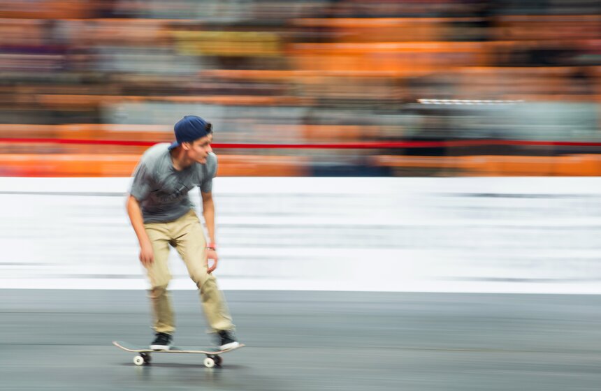 В Москве прошел этап самой престижной серии по скейтбордингу 26 фото