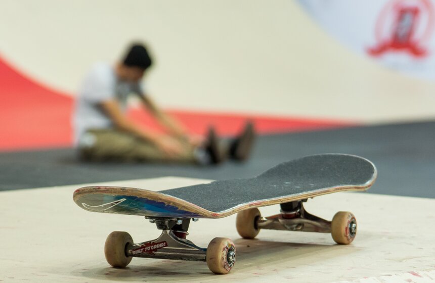 В Москве прошел этап самой престижной серии по скейтбордингу 25 фото