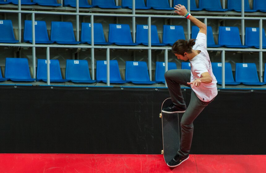 В Москве прошел этап самой престижной серии по скейтбордингу 10 фото