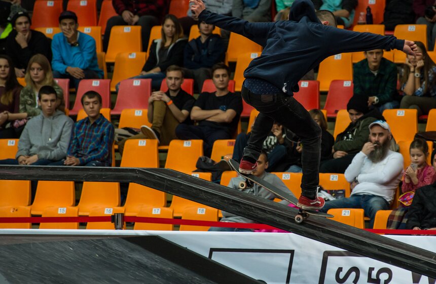 В Москве прошел этап самой престижной серии по скейтбордингу 11 фото
