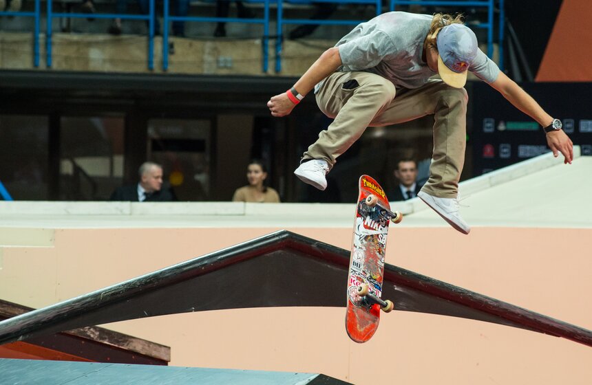 В Москве прошел этап самой престижной серии по скейтбордингу 23 фото