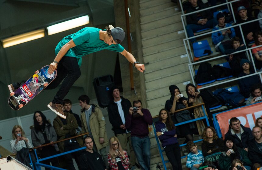 В Москве прошел этап самой престижной серии по скейтбордингу 5 фото