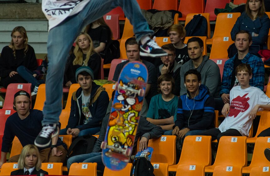 В Москве прошел этап самой престижной серии по скейтбордингу 4 фото