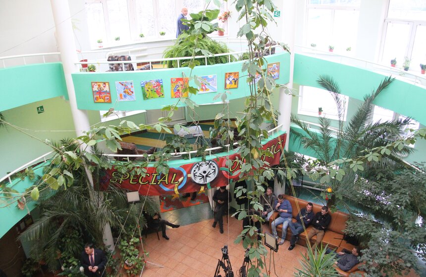 Осмотр отремонтированного психоневрологического интерната №20 8 фото