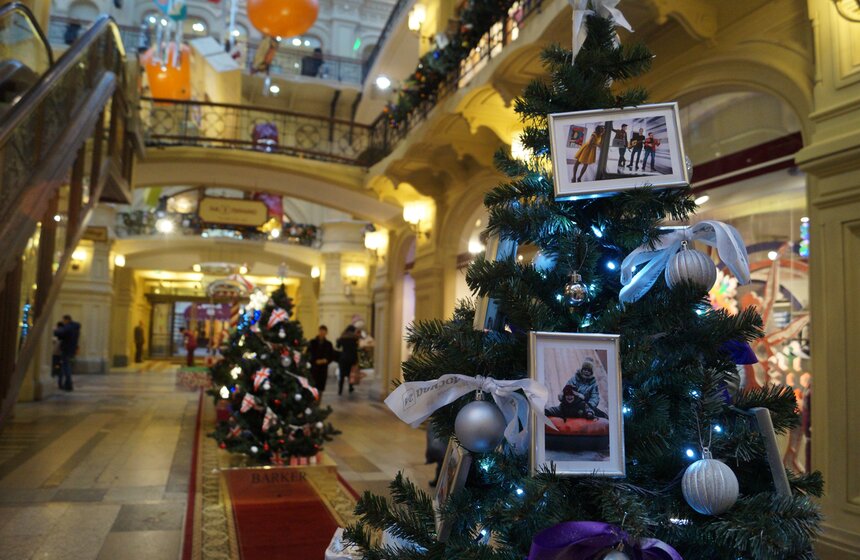 Елка телеканала "Москва 24" в ГУМе 7 фото