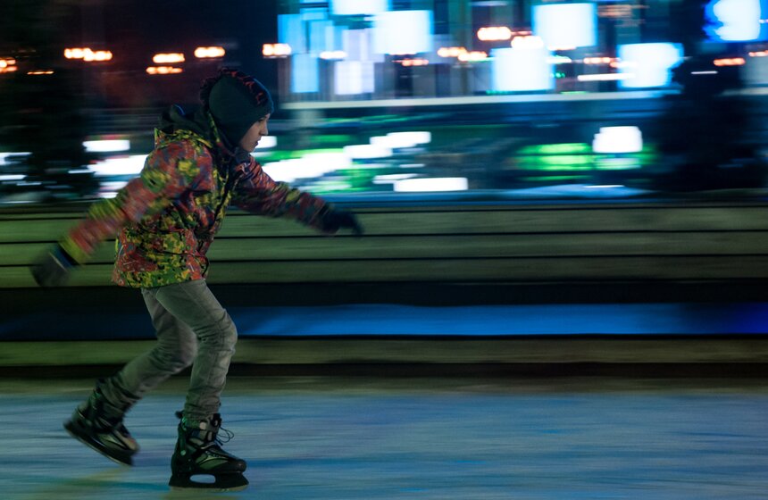 В парке Горького открылся каток 22 фото