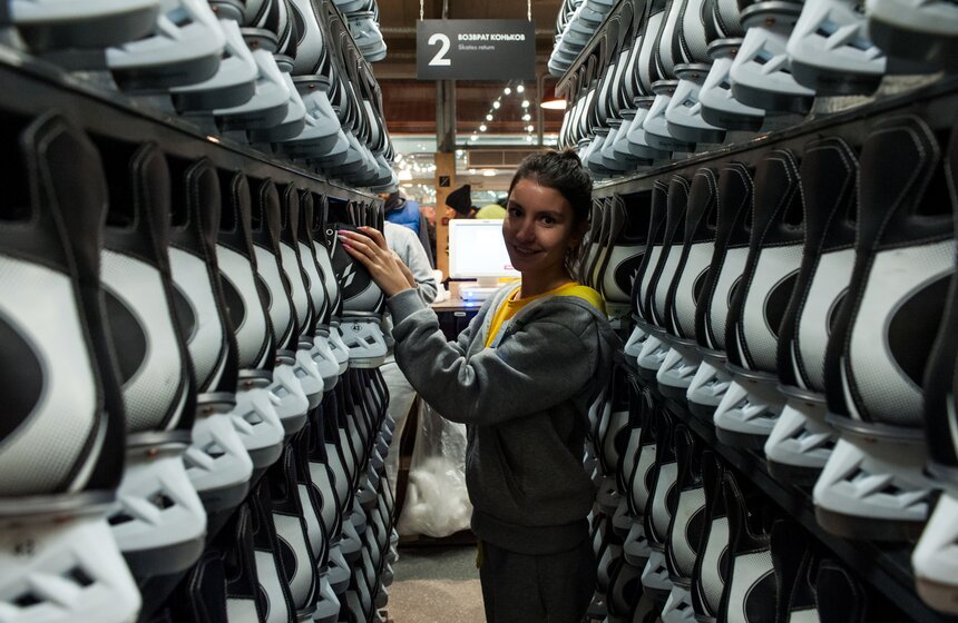 В парке Горького открылся каток 3 фото