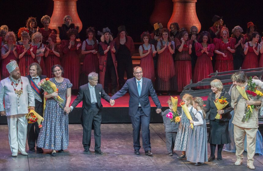 На новой сцене "Геликон-оперы" поставили "Садко" 26 фото