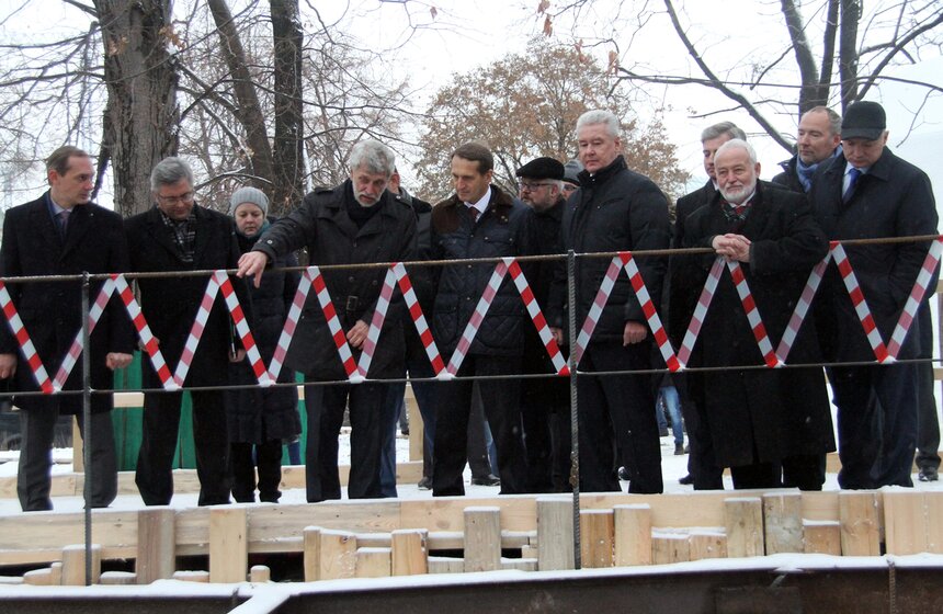 Сергей Собянин посетил место раскопок в "Зарядье" 23 фото