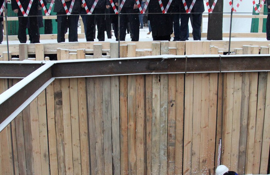 Сергей Собянин посетил место раскопок в "Зарядье" 24 фото