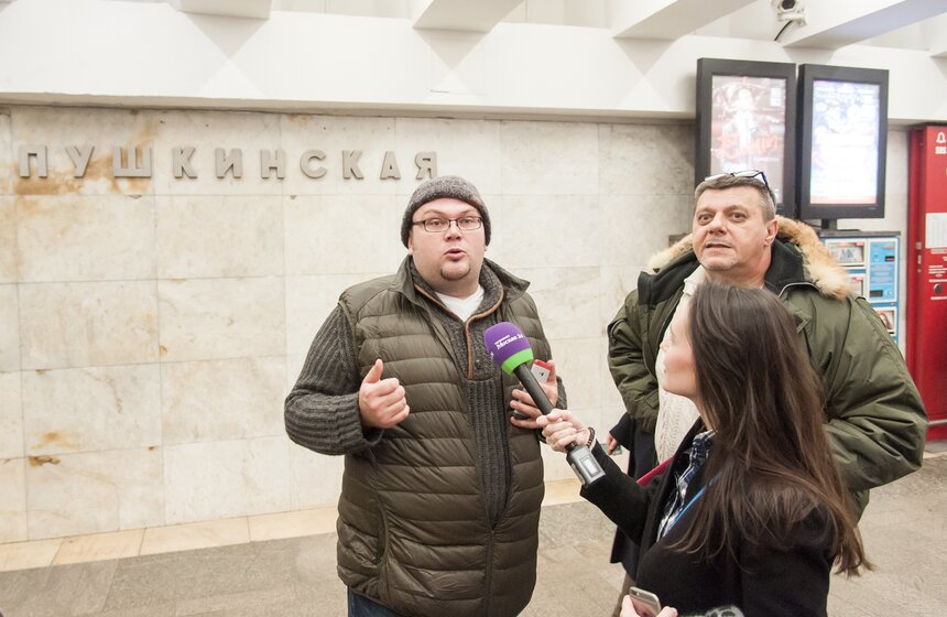 Квест со звездами в московском метро 14 фото