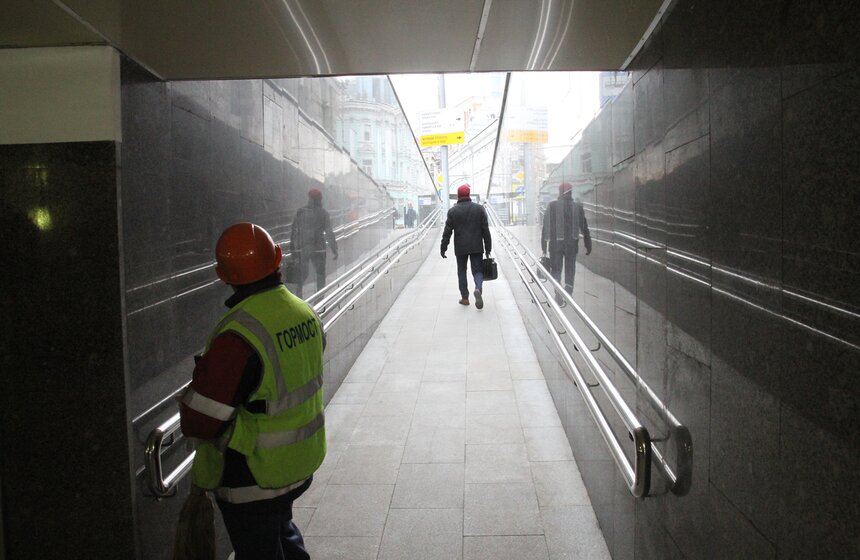 Завершился ремонт пешеходного подземного перехода "Телеграф" 15 фото