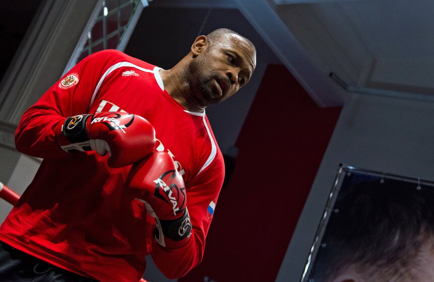 Открытая тренировка боксера Роя Джонса-младшего 13 фото