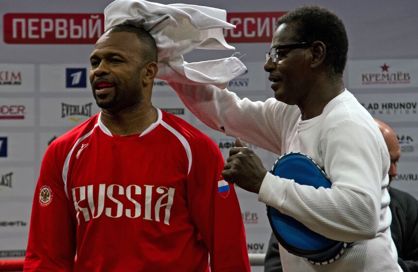 Открытая тренировка боксера Роя Джонса-младшего 18 фото