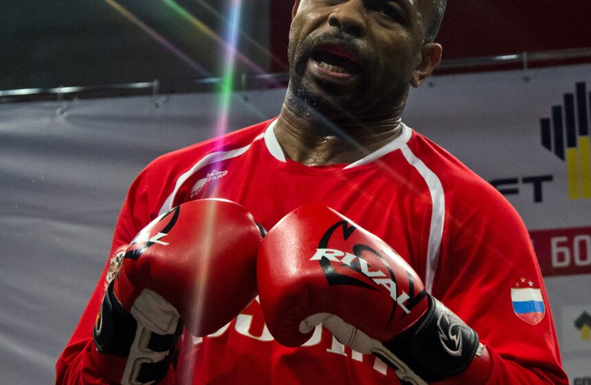 Открытая тренировка боксера Роя Джонса-младшего 17 фото