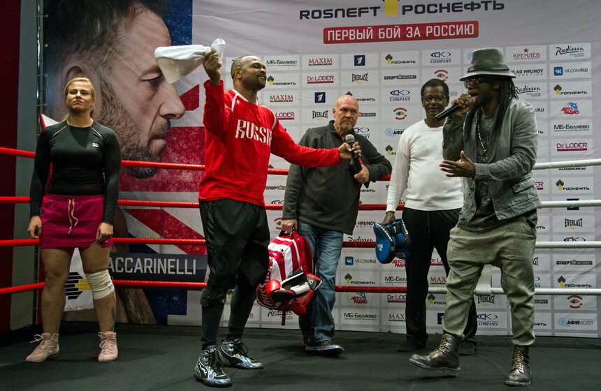 Открытая тренировка боксера Роя Джонса-младшего 22 фото