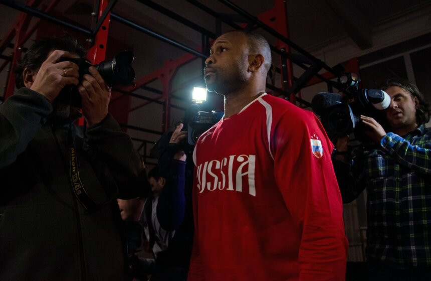 Открытая тренировка боксера Роя Джонса-младшего 1 фото